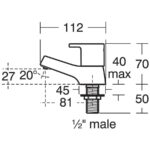 Armitage Shanks Sandringham 21 Basin Pillar Taps B3304