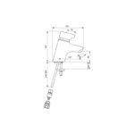 Armitage Shanks Avon 21 Self Closing Basin Mixer B8861