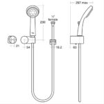 Armitage Shanks Armaglide 2 Shower Set with Category 5 Retainer