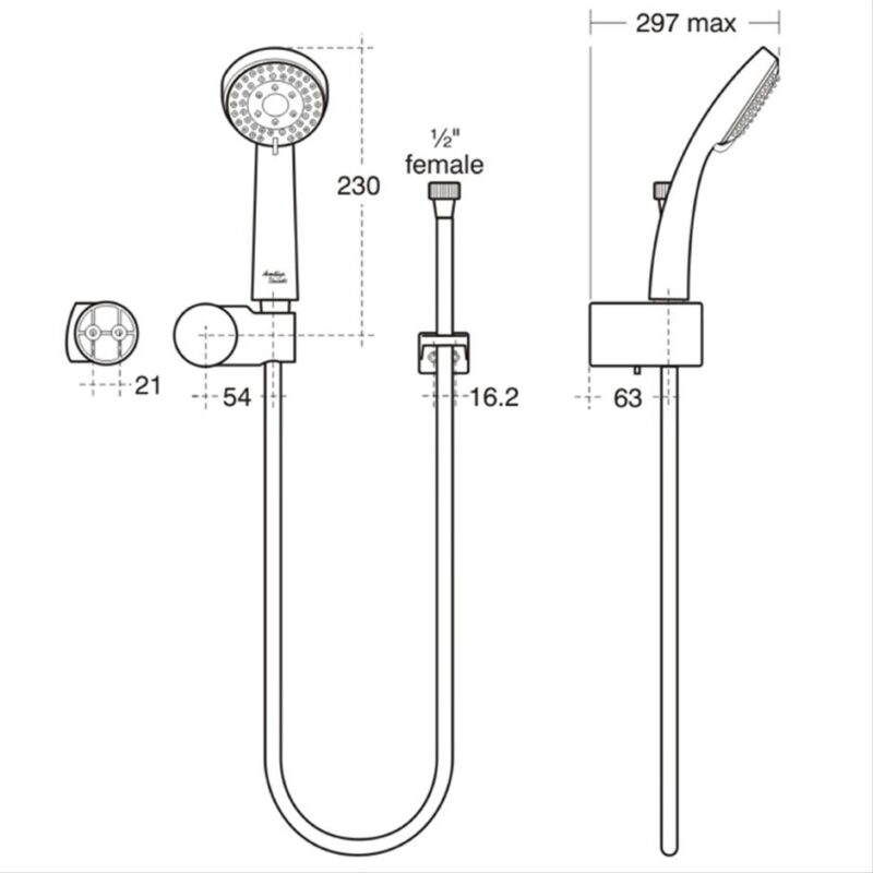 Armitage Shanks Armaglide 2 Shower Set with Category 5 Retainer
