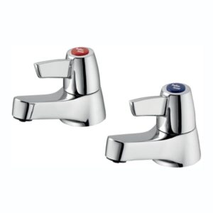 Armitage Shanks Sandringham 21 Basin Pillar Taps Lever
