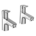 Armitage Shanks Contour 21+  Basin Pillar Taps BC123