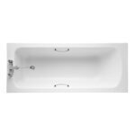 Armitage Shanks Sandringham 21 170cm 2 Taphole Bath with Grips