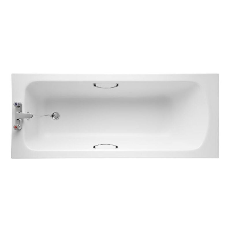 Armitage Shanks Sandringham 21 170cm 2 Taphole Bath with Grips
