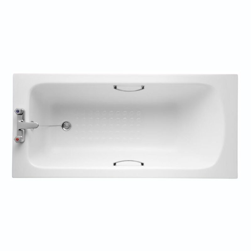 Armitage Shanks Sandringham 21 150cm 2 Hole Bath with Grips Armitage Shanks Sandringham 21 150cm 2 Hole Bath with Grips