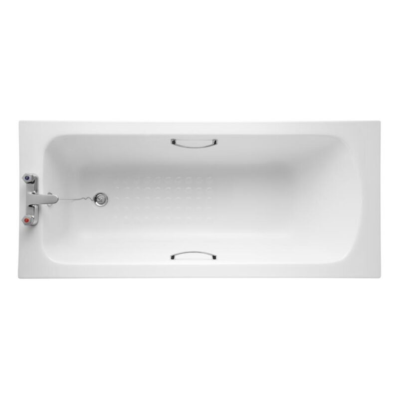Armitage Shanks Sandringham 21 160cm Bath with Grips & Tread