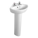 Armitage Shanks Sandringham 21 48cm Corner Basin 2 Tap Holes