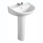 Armitage Shanks Sandringham 21 55cm 1 Hole Basin & Pedestal Pack