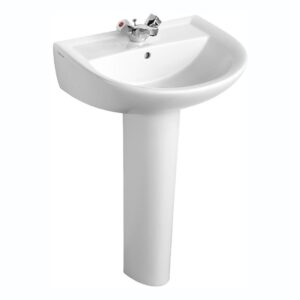 Armitage Shanks Sandringham 21 55cm 1 Hole Basin & Pedestal Pack