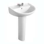 Armitage Shanks Sandringham 21 55cm Pedestal Basin 1 Taphole