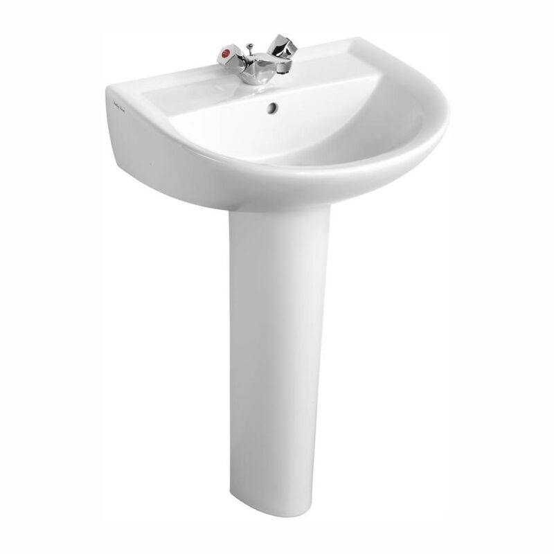 Armitage Shanks Sandringham 21 55cm Pedestal Basin 1 Taphole