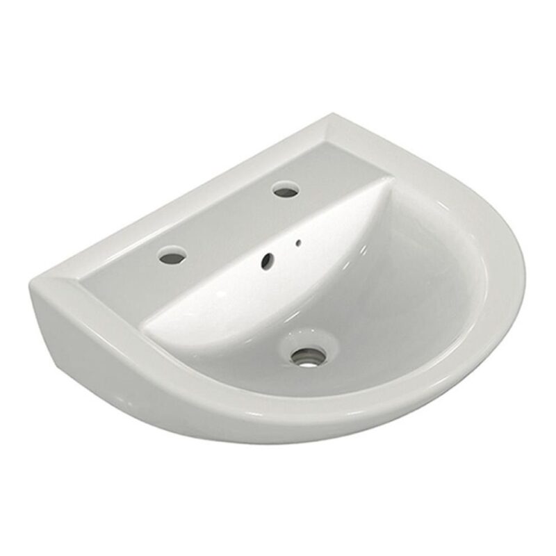 Armitage Shanks Sandringham 21 55cm Pedestal Basin 2TH Armitage Shanks Sandringham 21 55cm Pedestal Basin 2TH