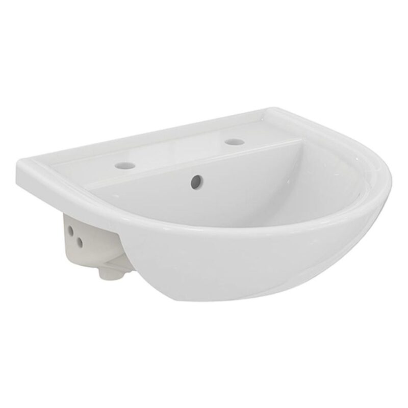 Armitage Shanks Sandringham 21 50cm Semi Countertop Basin 2 Holes Armitage Shanks Sandringham 21 50cm Semi Countertop Basin 2 Holes