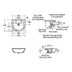Armitage Shanks Sandringham 21 50cm Semi Countertop Basin 2 Holes