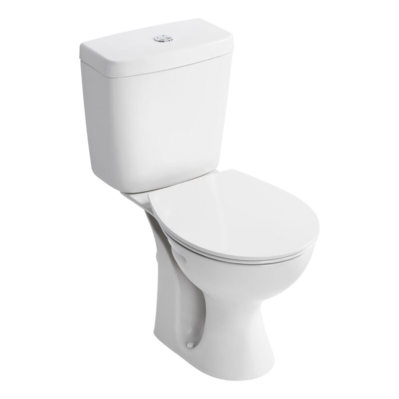 Armitage Shanks Sandringham 21 Close Coupled Toilet with Push Button Cistern & Soft Close Seat