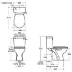 Armitage Shanks Sandringham 21 Toilet with Lever Cistern & Soft Close Seat