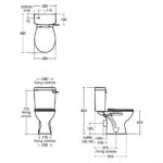 Armitage Shanks Sandringham 21 Close Coupled Pan