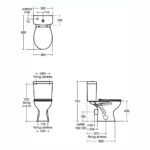 Armitage Shanks Sandringham 21 Cistern Bottom Inlet Dual Flush