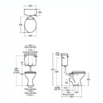 Armitage Shanks Sandringham 21 Low Level Cistern E8972