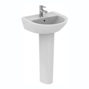 Armitage Shanks Sandringham 21 500mm 1 Hole Basin & Full Pedestal