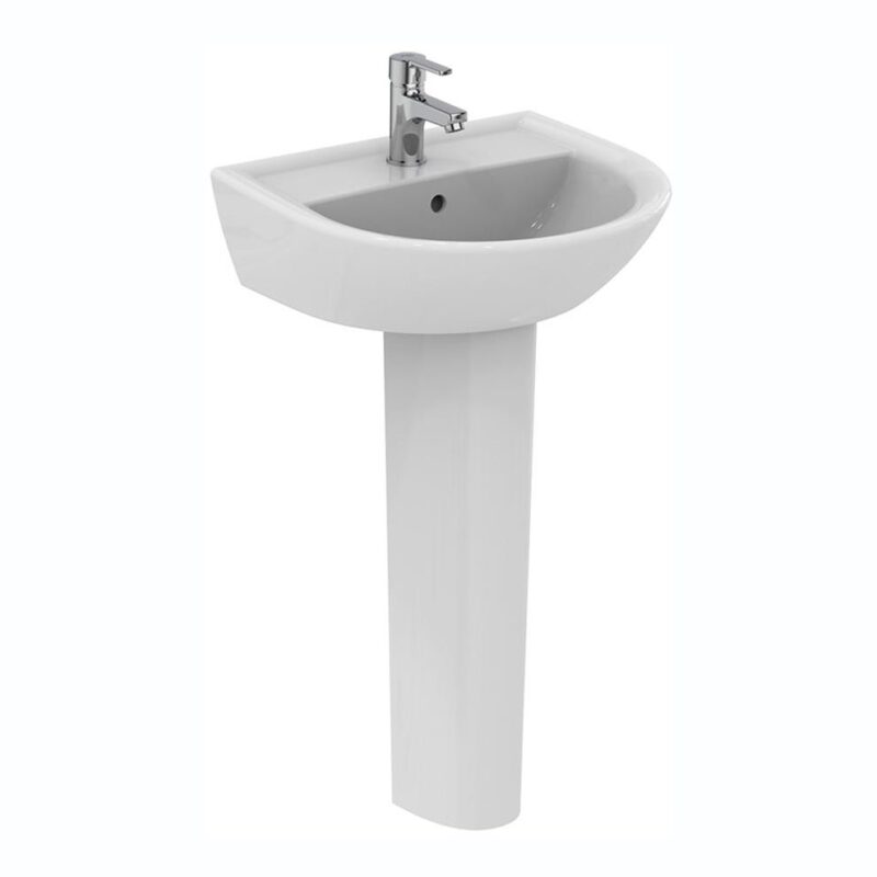 Armitage Shanks Sandringham 21 500mm 1 Hole Basin & Full Pedestal