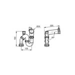 Armitage Shanks Contour 21+ Waste & Trap for Tap Deck  Basins