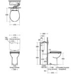 Armitage Shanks Contour 21  Back To Wall Rimless Bowl S0440