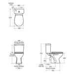 Armitage Shanks Sandringham 21 Boxed Close Coupled Toilet with Standard Seat