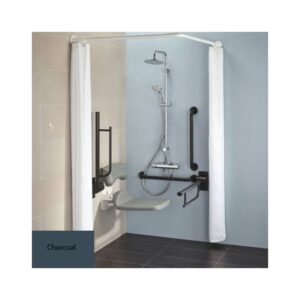 Armitage Shanks Contour 21 Doc M Pack with TMV3 Valve & Kit S0755 Charcoal