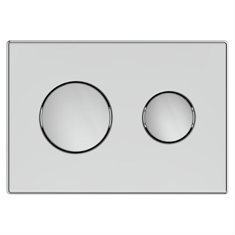 Armitage Shanks Contemporary Dual Flush Plate Chrome