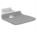 Armitage Shanks Fixed Height Folding Shower Seat 650mm Grey