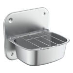 Armitage Shanks Angus Cleaners Sink 50cm with Bucket Grating Polished Steel