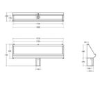 Armitage Shanks Kinloch Urinal 180cm