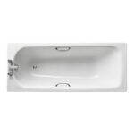Armitage Shanks Sandringham 21 170x70cm Steel Bath 2 Holes & Grips