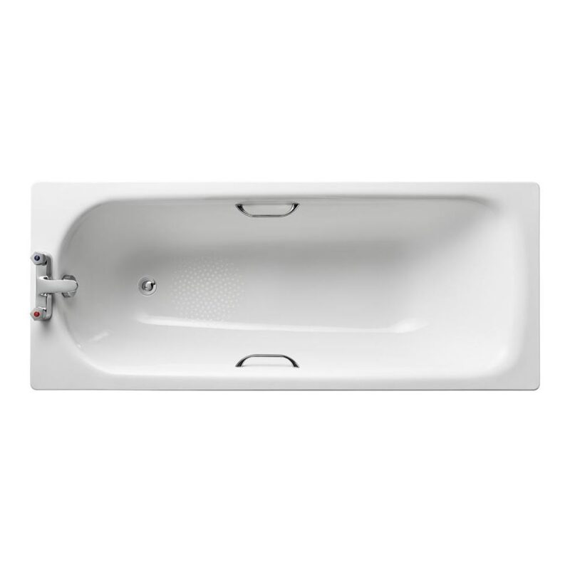 Armitage Shanks Sandringham 21 170x70cm Steel Bath 2 Holes & Grips Armitage Shanks Sandringham 21 170x70cm Steel Bath 2 Holes & Grips