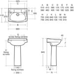 Armitage Shanks Ova Full Pedestal S2955