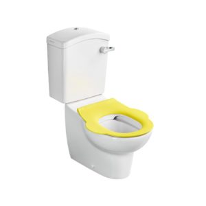 Armitage Shanks Contour 21 Splash Schools 305mm CC Toilet, Yellow Seat