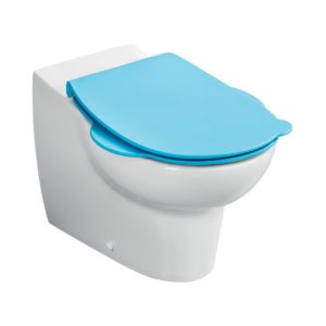 Armitage Shanks Contour 21 Splash Schools 305mm BTW Toilet, Blue Seat
