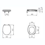 Armitage Shanks Contour 21 Small Seat & Cover White