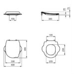 Armitage Shanks Contour 21 Splash Seat & Cover S4533 White