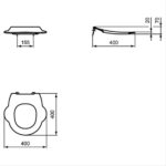 Armitage Shanks Contour 21 Splash Seat Ring Only S4542 White