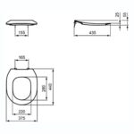 Armitage Shanks Contour 21 Splash Seat Ring Only S4545 White
