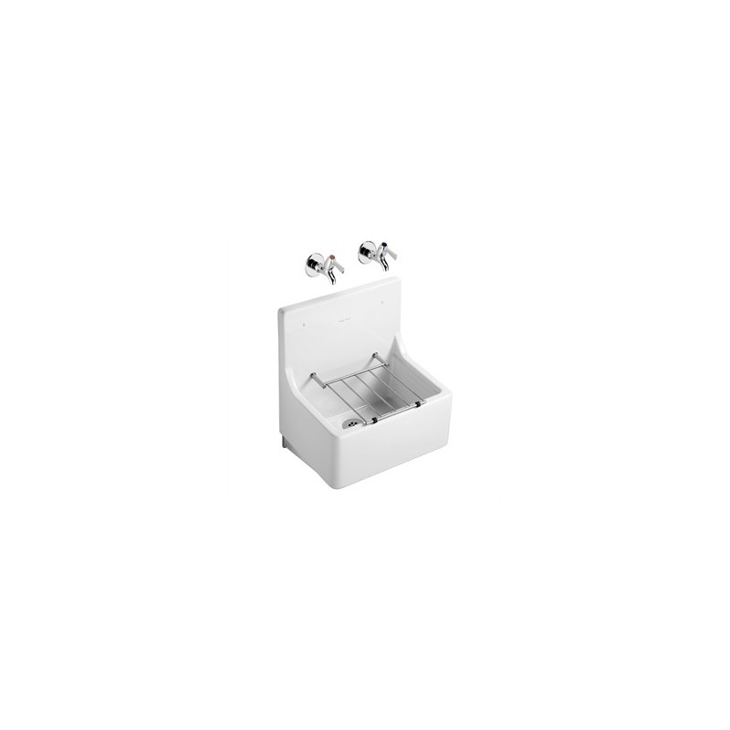 Armitage Shanks Alder Sink with Bucket Grating White Armitage Shanks Alder Sink with Bucket Grating White