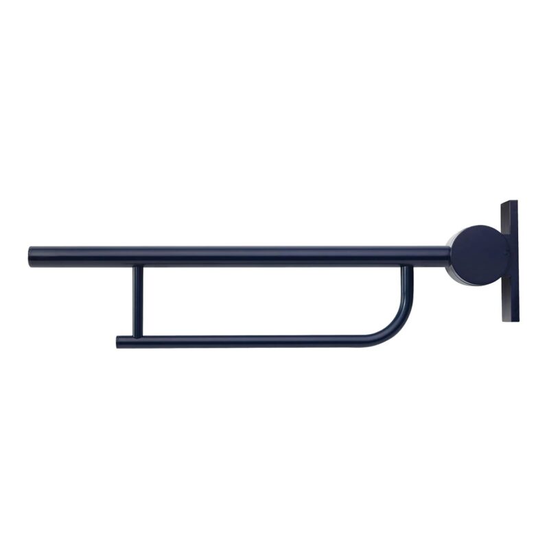 Armitage Shanks Contour 21 80cm Hinged Support Arm Blue Armitage Shanks Contour 21 80cm Hinged Support Arm Blue