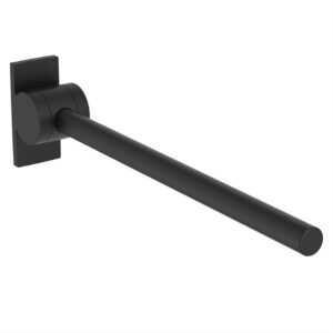 Armitage Shanks Contemporary 21 Screw To Wall 80cm Hinged Support Arm Black