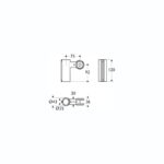 Armitage Shanks Contour 21 Grab Rail Shower Holder S6477 Grey