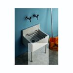 Armitage Shanks 350mm Stainless Steel Legs Set S9233 Steel
