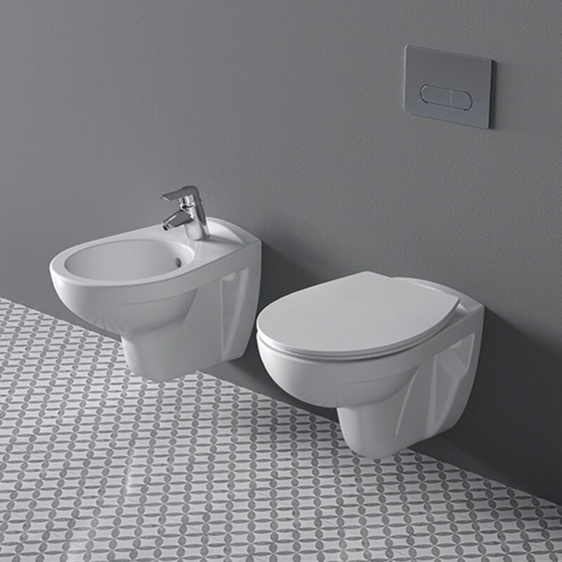 Armitage Shanks Sandringham 21 Wall Hung Toilet with Soft Close Seat