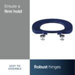 Armitage Shanks Contour 21 Standard Seat No Cover Blue