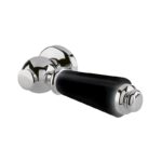 Bayswater Black Ceramic Handle WC Lever